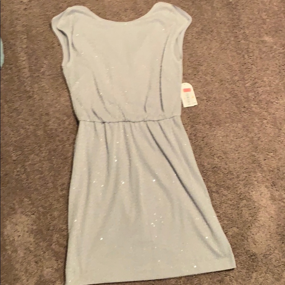 Jessica Simpson gray dress